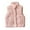 Pink, variant on Vest For Kids Boys Girls Lightweight Warm Vest Sleeveless High Neck Button Casual Fall Winter Clothes Teal Color Coats Girls Rain Jacket Maze Jacket Lite Jackets for Girls E Jacket for Kids Snow