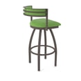 thumbnail image 2 of 861 Artemis 36" Swivel Bar Stool with Bronze Finish and Graph Parrot Seat and Back, 2 of 5