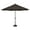 Black, variant on Simply Shade Catalina Octagon Push Button Tilt Umbrella in Black/Taupe