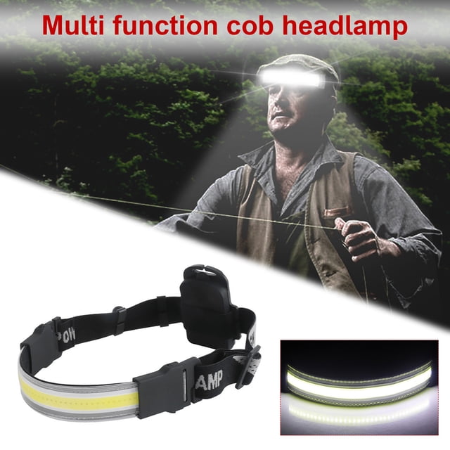Fiudx Linterna Frontal Led Brightbeam, Exterior Comfortfit, Resistente Ip64, Ideal para Camping y Senderismo, Ideal para Aventureros, Funciona y Pilas Aaa.