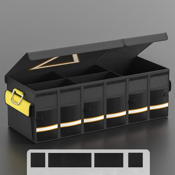 Edgergery Boîte de Rangement Pliable pour Coffre de Voiture Boîte de Rangement Multifonctionnelle pour Voiture et Sac de Rangement pour Articles Divers