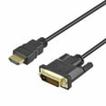 thumbnail image 3 of Simyoung HDMI to DVI-D 24+1 Pin Monitor Display Cable Adapter Male to Male Gold Plated HD 1080P 5FT, 3 of 5