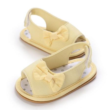 

Dianli Toddler Sandals Ideal for Daily Wear & Outdoor Playtime Toddler Water Shoes Baby Summer New Toddler Sandals Outside Wear Non-slip Breathable Sweat Proof Infant Sandals Yellow Toddler Sandals 11