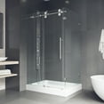 thumbnail image 5 of VIGO Winslow 36 in. L x 48 in. W x 79 in. H Frameless Sliding Rectangle Shower Enclosure Kit in Chrome with Clear Glass, 5 of 12