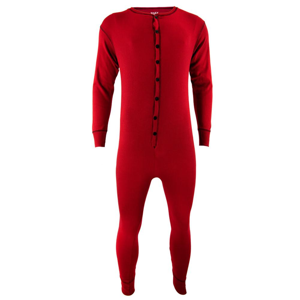 Red Adult Flapjack Union Suit XSmall