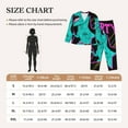 thumbnail image 6 of Bingfone Womens Pajama Sets Rex Dinosaur With Sunglasses Print,Long Sleeve Loungewear Pajamas Set-Small, 6 of 9