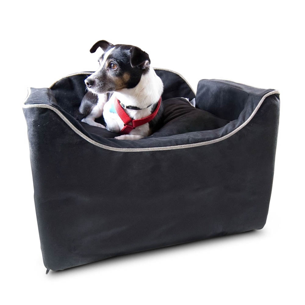 Snoozer Luxury Lookout I Dog Car Seat, Medium, Anthracite