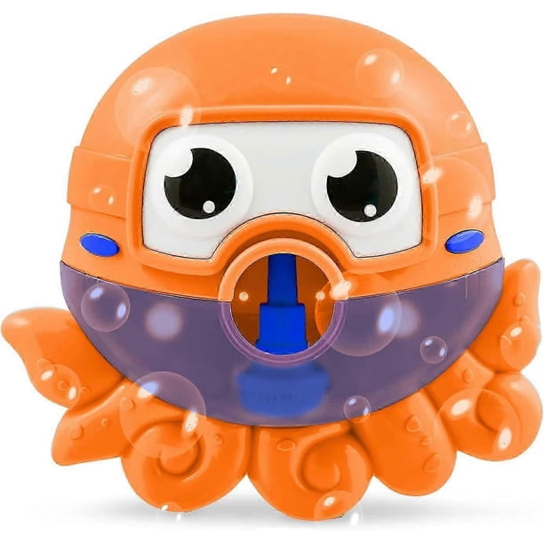Bubble Bath Maker for The Bathtub. Blows Bubbles and Plays 24 Childrenu2019s Songs Sing-Along Bath Bubble Machine (Bright-Orange)