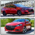 thumbnail image 2 of Spec-D Tuning Right Passenger Side Black Projector Headlight Compatible with 2013-2016 Dodge Dart, 2 of 6