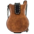thumbnail image 2 of Mary Frances Open Mic Music Bag Brown Guitar Strings Beaded Bag Handbag NEW, 2 of 7