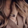 thumbnail image 6 of Jessica Simpson Diamond Collection Women Watch, Classic Quartz, Metal Band, Round Faceted Crystal Face, Elegant Dress Watch for Women, 6 of 7