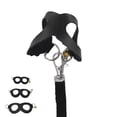 thumbnail image 3 of Hamster Harness And Leash Set With Soft Faux Leather Vest, Bells, Easy To Wear, 3 Sizes, For Hamsters Going Out, 3 of 8