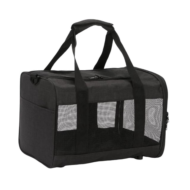 Portador de mascotas Fernando Bolsa de malla transpirable bolso porta gatos negro