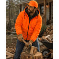 thumbnail image 6 of TrailCrest Adult Men’s Insulated & Waterproof Blaze Orange Tanker Jacket, 2X, Orange, 6 of 8