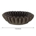 thumbnail image 3 of JunYeShi Decorative Ruffled Bowl - Coffee Table Shelf Living Room Decor - Stylish Centerpiece for Modern Home Decoration Display, 3 of 6
