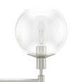 thumbnail image 4 of Hunter - Xidane 4-light Brushed Nickel, Medium Size Vanity Light, Dimmable, Mid Century Modern Style, for Bedrooms, Kitchens, Dining, Living Rooms - 19766, 4 of 7
