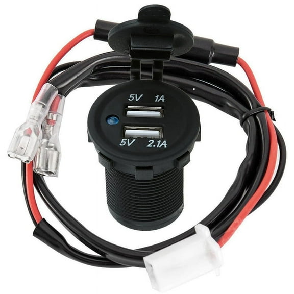 12V Dual Usb Car Lighter Socket Splitter Charger Plug Adapter Power