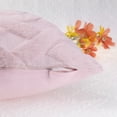 thumbnail image 4 of Unique Bargains Soft Plush Throw Pillow Covers Decorative Cushion Covers (2 Count) Bright Pink 18" x 18", 4 of 6