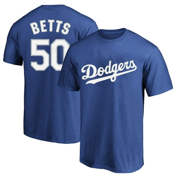 Men's Fanatics Mookie Betts Royal Los Angeles Dodgers Big & Tall Name & Number T-Shirt