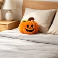 thumbnail image 3 of Zznnkj Halloween Plush Pumpkin Doll, Soft Stuffed Orange Pumpkin Toy, Cute Spooky Plushie Gift for Holiday Decor, 3 of 5