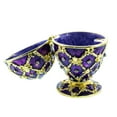 thumbnail image 2 of Purple Trellis Royal Inspired Easter Egg 2.5 Inches, 2 of 3