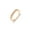 Gold, variant on Stylish Womens U-Shape Ring: Diamond Alloy Single Circle Design, Compact and Chic Everyday Jewelry