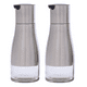 thumbnail image 1 of Juego de botellas dispensadoras de aceite de oliva y vinagre por paquete de 2 elegantes juego dispensador de aceite de acero inoxidable Vhermosa, 1 of 5