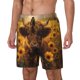 thumbnail image 1 of Fotbe Cute Cow Sunflower Field Traje de Baño para Hombre – Shorts de Natación de Secado Rápido con Forro y Bolsillos-Large, 1 of 6