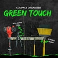 thumbnail image 2 of Green Touch Piranha Vinyl Coated Steel Garage Hand Tool Organizer, White, 2 of 9