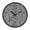 Black&White Llines Pattern, variant on Indoor 12' Voice-Activated Luminous Decoration Wall Clock With LED Night Light Black Gothic Cross Illustrations
