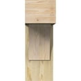 thumbnail image 2 of Ekena Millwork 8"W x 18"D x 22"H Thorton Block Rough Sawn Bracket w/ Offset Brace, Douglas Fir, 2 of 25