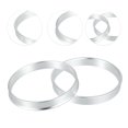 thumbnail image 3 of Unique Bargains 4 Pcs 70.6mm to 67.1mm Universal Car Hub Centric Rings Silver Tone, 3 of 7