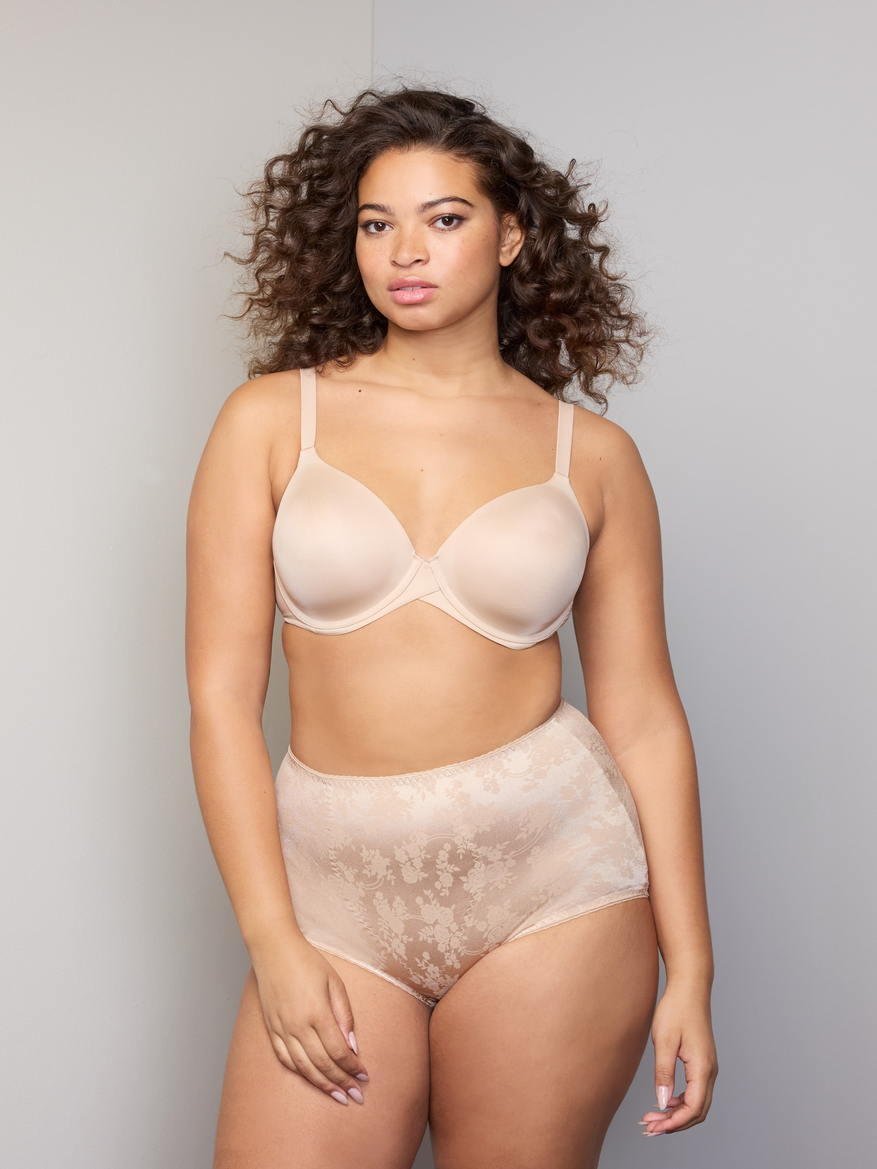 Cupid Deluster Waistline Brief Panty with Light Shaping Tummy Panel, 2-Pack (Women's)