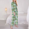 thumbnail image 3 of Sikiie Chicken Laying Eggs Women's Long-Sleeve Shirt and Full-Length Bottom Pajama Set (s-xxl)-Medium, 3 of 7