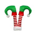 thumbnail image 2 of CHENjy 6-Pack Christmas Tree Pick Decorations Elf Legs with Santa  Floral Sprays for Indoor Outdoor Holiday Decor, 2 of 4