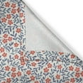 thumbnail image 5 of Ambesonne Floral Grommet Curtain, Spring Imagery Vintage, 50" x 72", Cadet Blue Coral Cream, 5 of 6