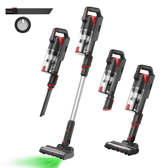 WHALL Cordless Vacuum Cleaner, Lightweight Upgraded Stick Vacuum for Home, Pet Hair, Carpet and Hard Floors
