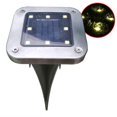 thumbnail image 4 of Durable Solar Lamp with Good Waterproof Level and Simple Design for Outdoor Lighting Silver Plastic 8LEDs, 4 of 5
