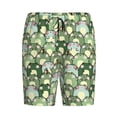 thumbnail image 4 of Wukai Cute Frog Men’s Short Pajama Pants With Pockets Soft Sleep Pj Shorts for Men-Small, 4 of 6