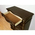 thumbnail image 5 of FOA Saavy 3-Piece Cherry Wood Bedroom Set - Queen + Nightstand + Chest, 5 of 12