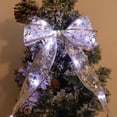 thumbnail image 5 of Cinta navideña de luces de hadas, decoración navideña, lazos DIY, adornos de árbol de luces para el hogar, decoración navideña de Año Nuevo 2023, 5 of 5