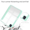 thumbnail image 5 of Allytechgroup Case for iPad Pro 12.9 inch Tablet (6th/5th/4th/3rd Generation, 2022/2021/2020/2018) Smart Case with Pencil Holder [Auto Sleep/Wake] Transparent Clear Shockproof Back Cover, Mintgreen, 5 of 8