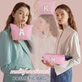 thumbnail image 2 of YOOLIFE Easter Basket Stuffers for Kids Teen Girls Women | Initial Makeup Bag | Pink Cosmetic Bag Travel Bags | 11 12 13 14 15 16 Years Old Girl Gift Teacher Gift Teen Girl Gifts Trendy Stuff A, 2 of 8