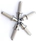 thumbnail image 4 of Los accesorios para bastones de montañismo se pueden reemplazar con una punta de bastón de montañismo, una punta de bastón de acero con alto contenido de carbono, una punta de bastón de acero de, 4 of 5