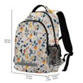 thumbnail image 2 of FORMRS Kids School Backpack Elementary Student Unisex Travel Bookbag with Reflective Stripes, Acorn Leaves Pattern, 2 of 7