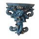 thumbnail image 2 of Estante flotante decorativo con escultura de ángel para pared, decoración del hogar, estatua de resina, organizador de figuras para florero, guardería Azul, 2 of 8