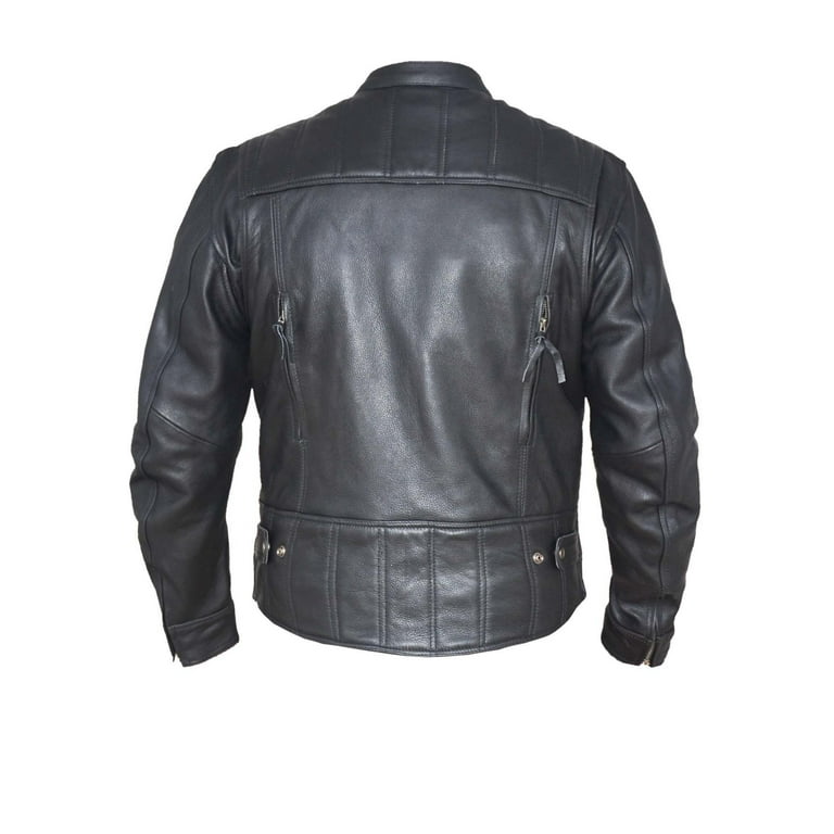 Unik International Mens Ultra Leather Jacket