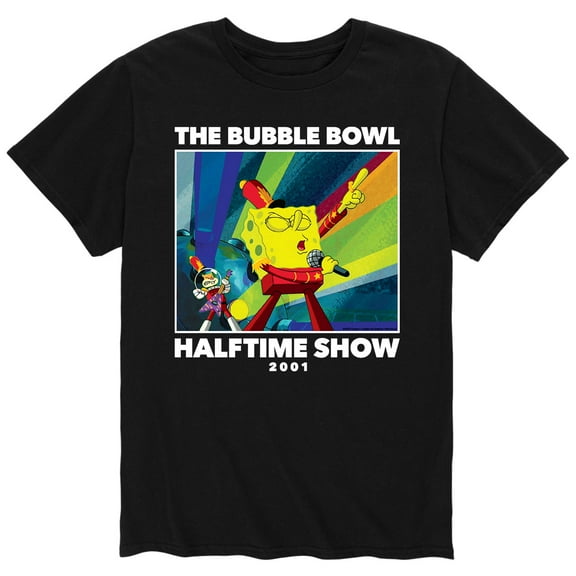 SpongeBob SquarePants - Bubble Bowl Halftime Show - Men's Short Sleeve Graphic T-Shirt