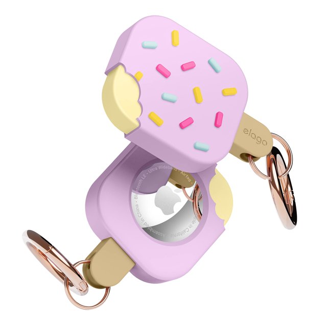 Funda Elago Ice Cream compatible con llavero Apple AirTag