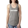 thumbnail image 1 of MmF - Women's Racerback Tank Top, up to Women Size 2XL - Mustangs, 1 of 5